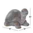 thumbnail image 4 of DecMode 10" Indoor Outdoor Turtle Garden Sculpture, 4 of 10