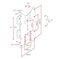 thumbnail image 5 of CorLiving MLM-101-T - Mounting kit (wall mount) - for flat panel - black - screen size: 23"-42", 5 of 5