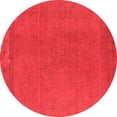 thumbnail image 1 of Ahgly Company Indoor Round Oriental Red Industrial Area Rugs, 3' Round, 1 of 4