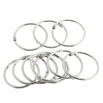 Unique Bargains Office 40mm Dia Metal Loose Leaf Rings Book Binders 10pcs