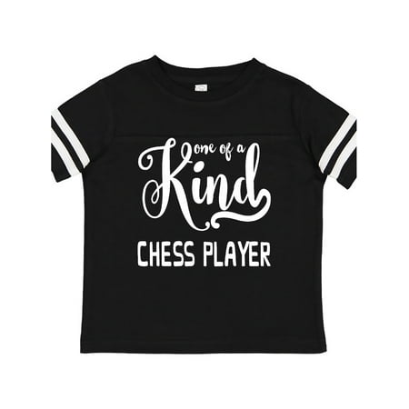 

Inktastic Gift for Chess Player | One of a Kind Chess Player (white) Gift Toddler Boy or Toddler Girl T-Shirt