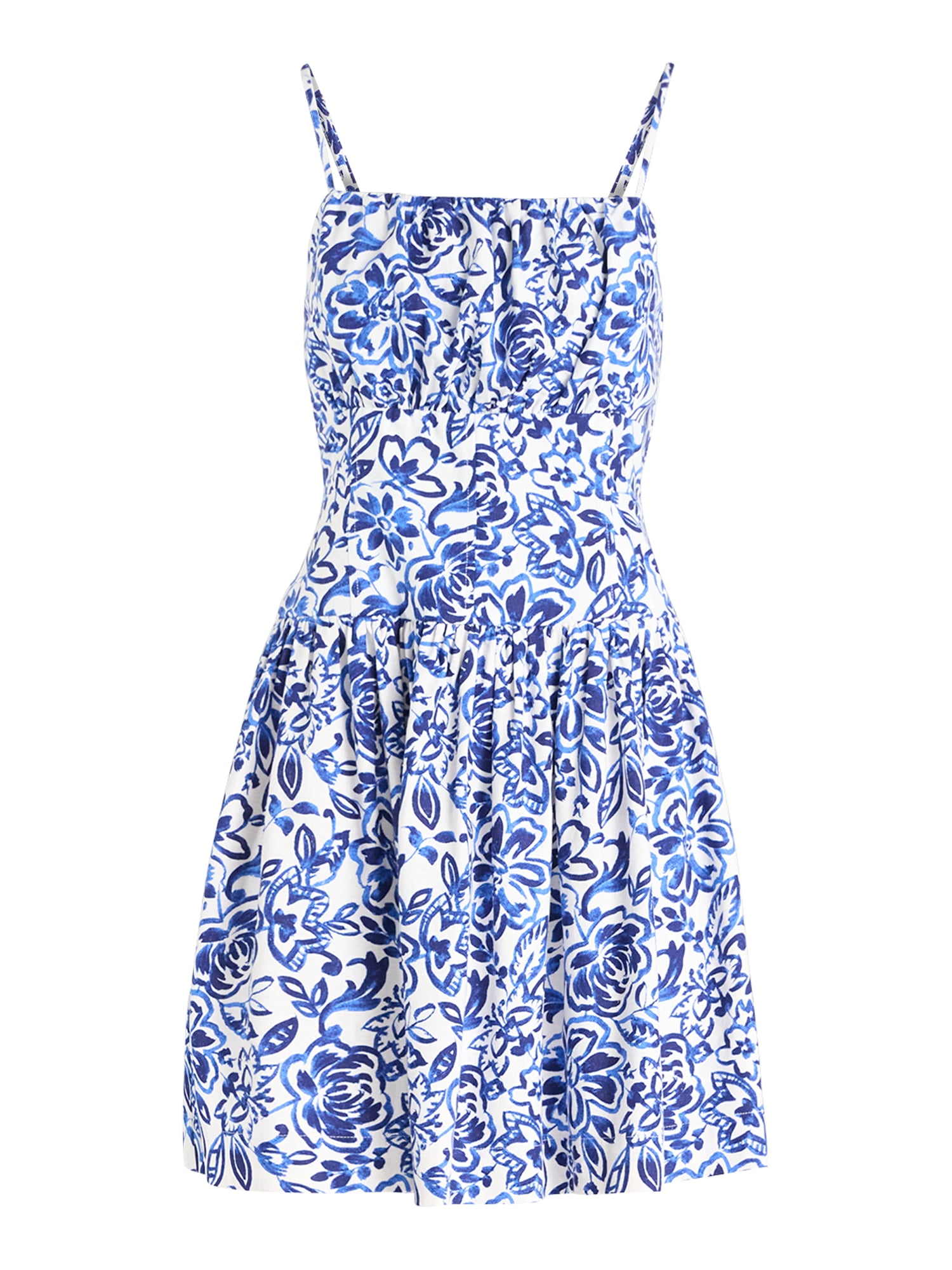 Free Assembly Women's Linen Mini Dress, Sizes XS-XXL