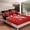 Red N, variant on Erosebridal Monogrammed P Bed Sheets Set Twin Size, Princess Polkadots Bed Sheets Twin, Initial P to Z Letter Decor