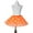 64#Orange, variant on Girls Polka Dots Tutu Skirt Kids Princess Ballet Tulle Tutu Dress-Up Birthday Christmas Tutu Costume for 2-8Y