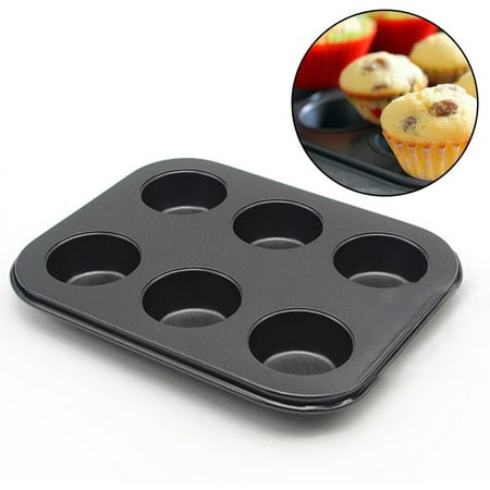 

6 Grids Silicone Muffin Cupcake Cookie Chocolate Pan Baking Mould Molds Tray