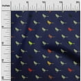 thumbnail image 1 of oneOone Georgette Viscose Fabric Artistic Bird Print Fabric by The Yard 42 Inch Wide, 1 of 4