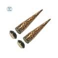 thumbnail image 1 of Pair of Acrylic 16G Leopard Skin Fake Ear Stretchers, 1 of 2