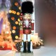 thumbnail image 3 of cascanueces,Figuras de adornos de cascanueces de 14 pulgadas,juguete,cascanueces navidad decoraciones cifras decoración,Cascanueces de madera tradicional King Soldier de 35 cm,navidad, 3 of 8