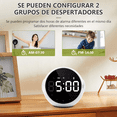 thumbnail image 3 of Altavoz Bluetooth Portátil Con Reloj Digital/despertador Blanco, 3 of 5