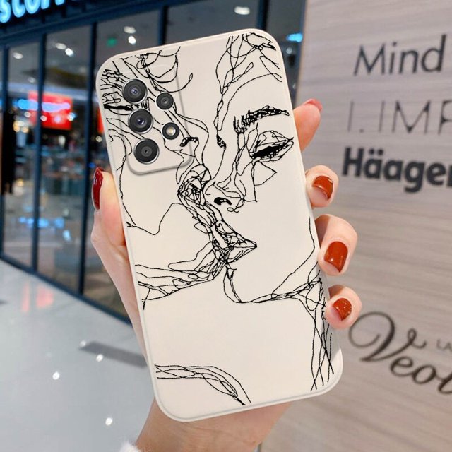 Funda de silicona para Samsung A53, 5G, Galaxy A52, A51, A54, A34, A33, A32, A23, A21s, A12, A30, A71, A73, A13, A20, S23, S22 Ultra qiuyongming unisex
