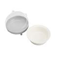 thumbnail image 3 of Elevated Pet Bowl, Tilted Stress Free Slip Resistance Bottom Raised Cat Bowl Cervical Spine Protection  For Indoor Gray, 3 of 8