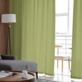 thumbnail image 4 of Green Solid, Sheer Curtains 63 Inches Length 2 Panels Set, Window Sheer Curtains for Living Room/Bedroom, Pure Green Color Light Filtering Rod Pocket Curtain 52'' x 63'' x 2, 4 of 7