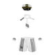 thumbnail image 2 of Conjunto de traje de fiesta de disfraces de cosplay de los hombres de marinero sexy de los hombres Sunnimix Traje de cosplay de marinero para hombre, 2 of 8
