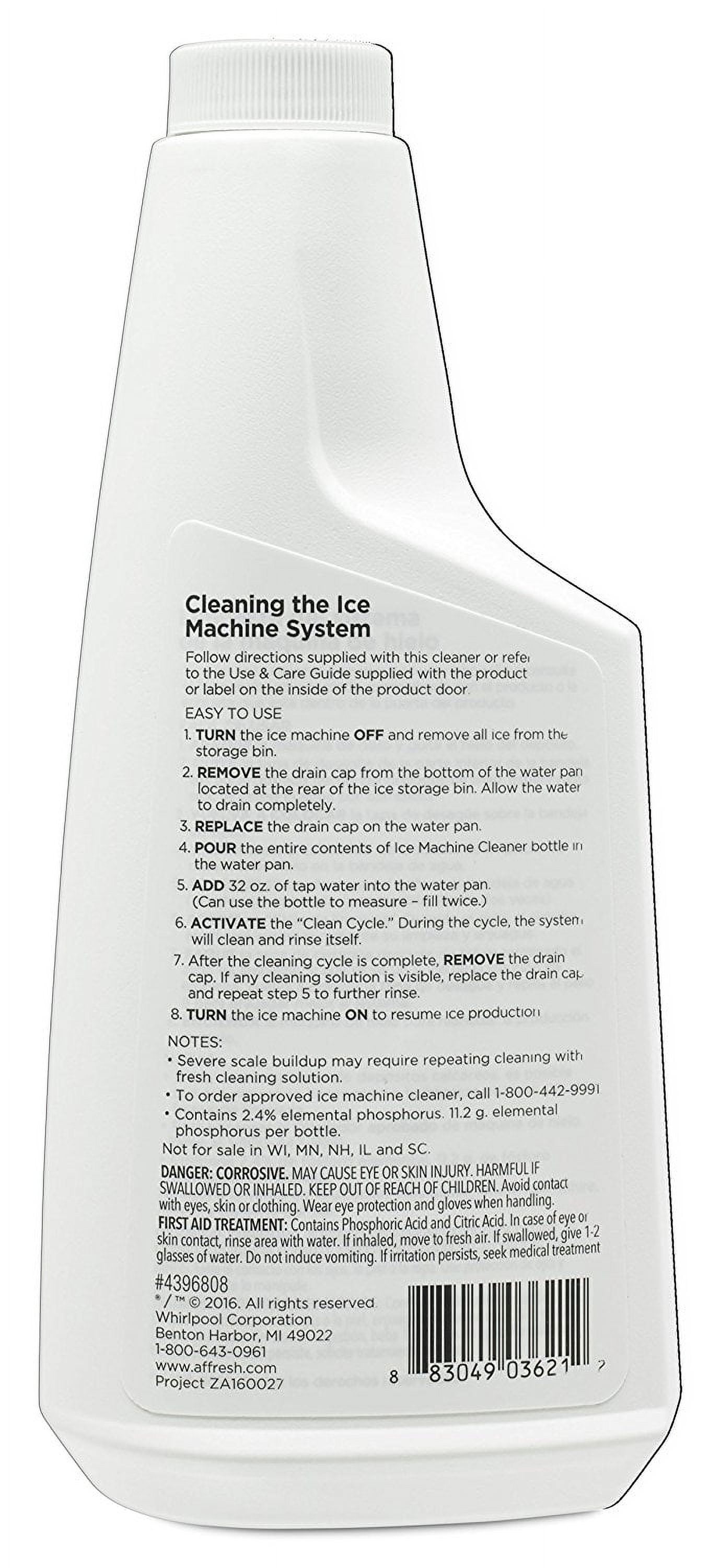 ADC - AFFRESH Ice Machine Cleaner-CLEARANCE - Ice Machine Cleaner 16 fl oz-AFFRESH  Ice Machine Cleaner-CLEARANCE