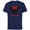 Navy, variant on Disney Minnie Mouse Red Bow Icon Tochter Family German- Short Sleeve Cotton T-Shirt for Adults - Customized-Black