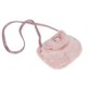 thumbnail image 4 of KAIYANG Bolso de hombro de peluche con lazo para niñas pequeñas, monedero para niñas pequeñas, billetera con solapa, 4 of 4