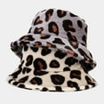 thumbnail image 4 of Fesfesfes Women's Bucket Hat Leopard Print Basin Hat Cloth Fisherman Hat Sun Hat, 4 of 7