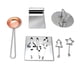 thumbnail image 1 of Matsuzay Herramienta para hacer dulces de pastel de azúcar Ppopgi, molde de sello de acero inoxidable, postre para serie de TV, Cosplay, suministros de Artesanía Matsuzay HA009075-00B, 1 of 6