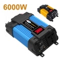 thumbnail image 2 of Modified Sine Wave Inverter 6000W Peak Uninterruptible 12V 220 Inverter 12V 230 Pure Sine Modified Sin Wave With Car Charger Power Supply 500W PowerBank, 2 of 6