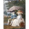 thumbnail image 3 of English School 12x14 Black Modern Framed Museum Art Print Titled - The Best Shelter, Under The Banner of Love, 3 of 5