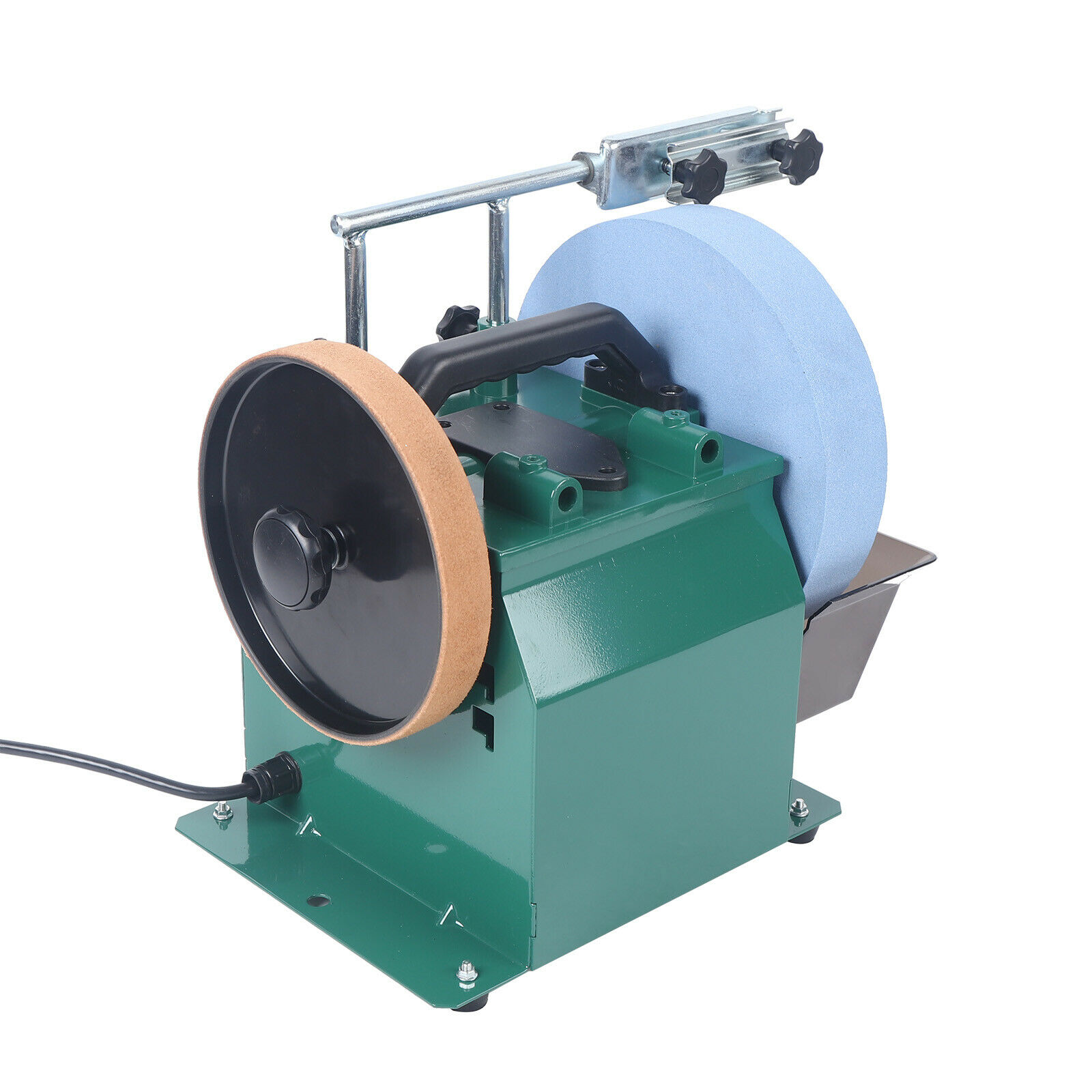 Fetcoi 10-Inch Bench Grinder, 220 grit Water-Cooled Electric Low Speed Grinding Machine for Woodworking, Catering and Hotels (1425 rpm)