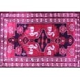 thumbnail image 1 of Ahgly Company Indoor Rectangle Persian Pink Traditional Area Rugs, 8' x 10', 1 of 4