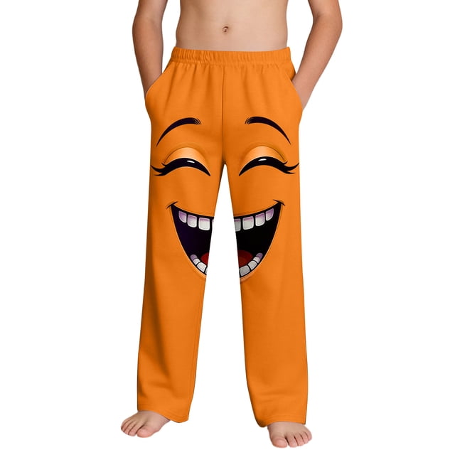 Pantalons pour Enfants Filles pour Femmes Pantalons de Plage Décontractés avec Poches 100 % Polyester
