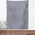 thumbnail image 4 of Traditional Upholstery Fabric by the Yard, Chinese Geometry Motif with Curved Forms Stripes Far Eastern Abstract, Decorative Fabric for DIY and Home Accents, Dark Indigo White by Ambesonne, 4 of 5