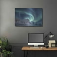 thumbnail image 5 of Luxe Metal Art 'Aurora Borealis In Norway Green' by Luxe Portfolio, Metal Wall Art, 36"x24", 5 of 9