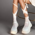 thumbnail image 5 of Compression Socks for Women - High Knee Thermal Cotton Socks, Over The Knee Thigh High Soft Comfort, Fall Winter Socks for Wide Calf & Maternity, 5 of 8