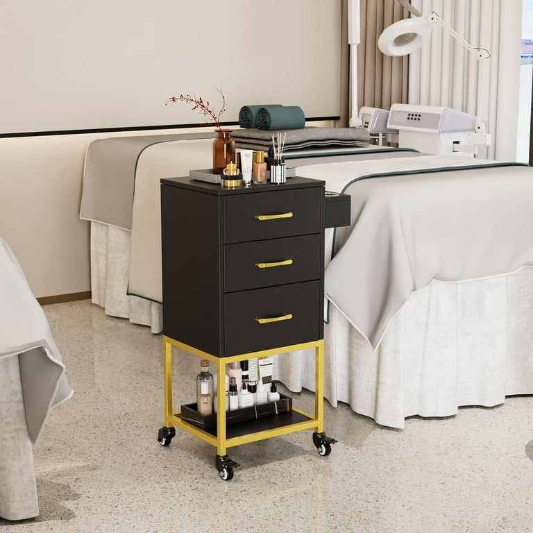 Salon Cart for Hair Stylist, Salon Trolley Cart with Wheels, Hair