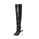 thumbnail image 1 of Amzcrzy Zapatos de mujer,Zapatos de mujer,Zapatillas de mujer, Zapatos de mujer con punta cuadrada y recortes, botas por encima de la rodilla, tacones finos, sandalias de tacón alto, prendas de vesti, 1 of 8