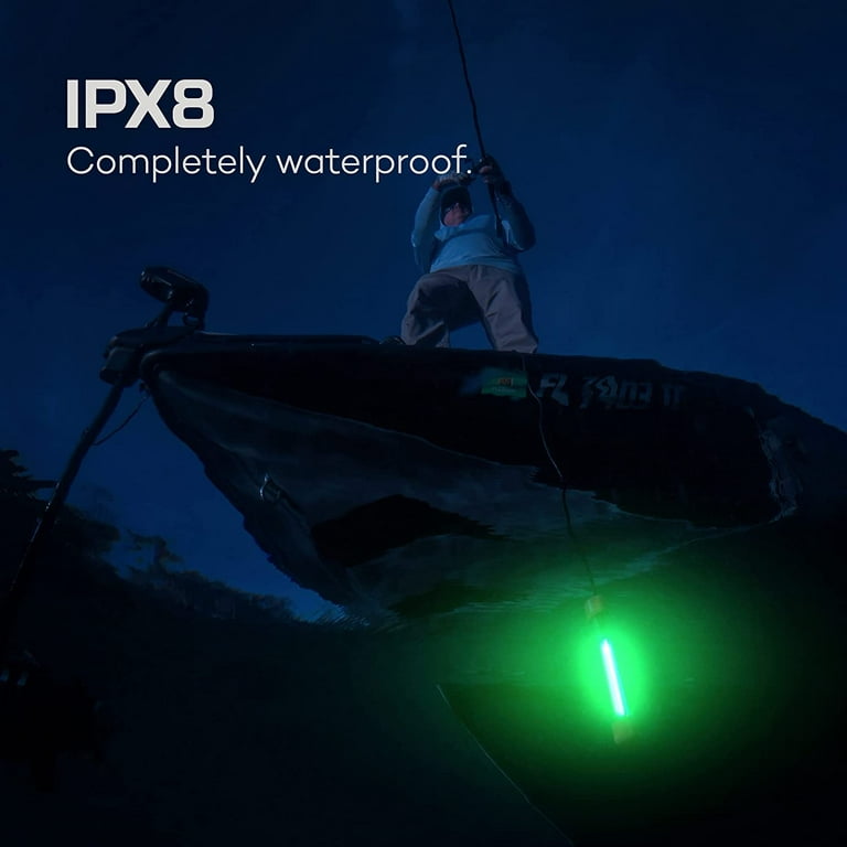 NEBO Submerser LED Underwater Fishing Light & Dock Light; IPX8 Waterproof;  Night Fishing Light for Crappie 