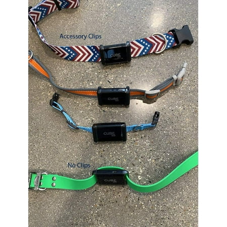 Cube - Dog Collar GPS Strap and Clips