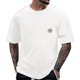 thumbnail image 1 of Camiseta informal de alta elasticidad para hombre: tejido transpirable de secado rápido para el verano, con corte recto y diseño moderno., 1 of 8