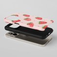 thumbnail image 2 of Strawberry Pattern For All iPhone Series Protective Phone Case Cute Cartoon Pink, 2 of 7