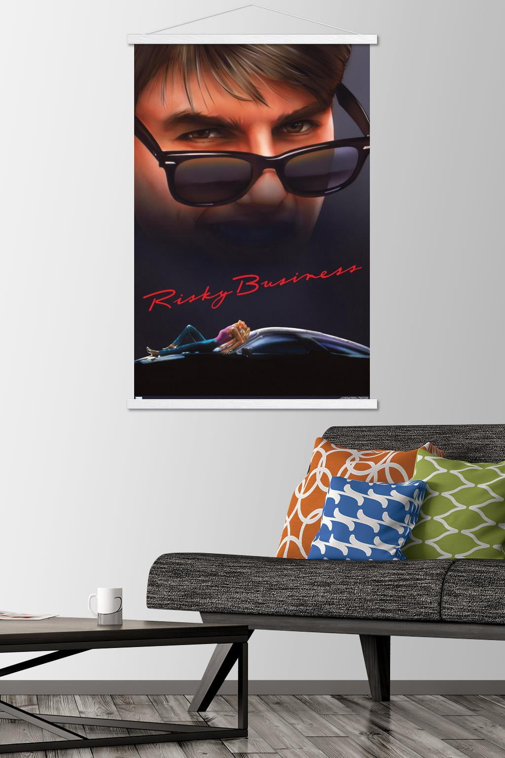Risky Business - One Sheet Wall Poster with Magnetic Frame, 22.375" x 34"