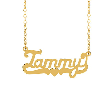 Personalized Sterling Silver or 14K Gold Plated 