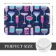 thumbnail image 2 of Balery Wine Glasses And Cocktails Felpudo de franela, resistente a las manchas y a la decoloración, para uso interior y exterior, fácil de limpiar, 40 x 60 cm, 2 of 7
