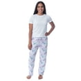 thumbnail image 4 of AC/DC Womens' All Over Logo Pastel Tie Dye Pajama Pants Loungewear Sleep, 4 of 6
