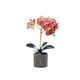 thumbnail image 1 of Inteprter Bonsái de orquídeas artificiales Phalaenopsis en maceta para el hogar, jardín, de planta falsa realista para decoración de bodas al Decoración Rosa Inteprter HA084197-03, 1 of 6