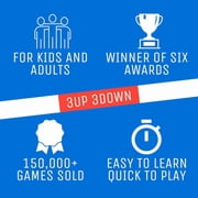 Ok2Win 3UP 3DOWN Card Game - Fast-Paced Easy-to-Learn Family Fun for Ages 7+