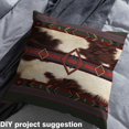 thumbnail image 2 of Castle Fairy Bohemian Aztec Fabric by the Yard 5 Yard,Cow Print Sewing Fabric,Brown Red Fabric for Sewing,Microfiber Teenager Bedroom Decor, 2 of 6