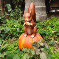 thumbnail image 4 of Estatuas de Animales de Ardil en Miniatura Estatuil de Resina Decoración Del Jardín para hogar Decoración Artística CUTICAT estatuas de paisaje, 4 of 7