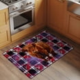 thumbnail image 3 of Farmhouse Washable Area Rug 2 x 3 ft Cow Leopard Texture Rustic Cottagecore Nature Plaid, Soft Non Slip Rugs Stain Repellent Indoor Felt Carpet for Living Dining Room Bedroom Home Office, 3 of 9