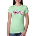 thumbnail image 1 of Wild Bobby, Pray Bubble Letters Inspirational/Christian Women Slim Fit Junior Tee, Mint, XX-Large, 1 of 6