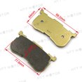 thumbnail image 3 of HTTMT Disc Brake Pad Set For HARLEY-DAVIDSON-FA641/4, 3 of 7
