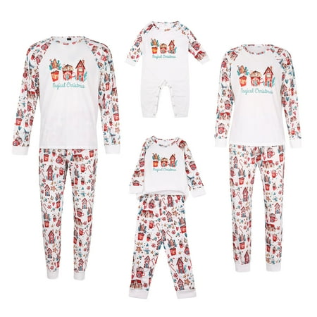 

Fanvereka Family Christmas Pajamas Set Xmas Pjs Matching Adult Kids Sleepwear