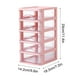 thumbnail image 3 of Organizador de cajas de sobremesa – Cajón pequeño de plástico transparente, almacenamiento apilable de escritorio multicapa, organizador de papelería y maquillaje, diseño que ahorra espacio, 3 of 4