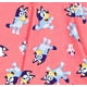 thumbnail image 5 of Bluey Toddler Girls French Terry Vestido de manga corta con Scrunchy Pink 5T, 5 of 8